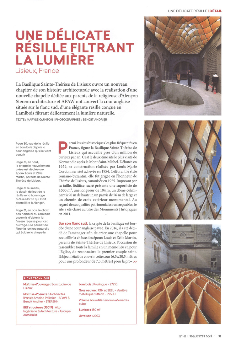 Sterenn Architecture - Publication Séquences Bois